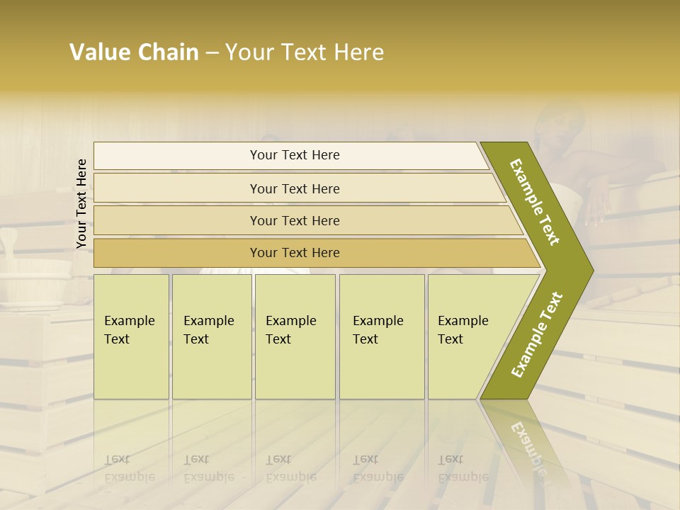 Group Of People In Sauna PowerPoint Template