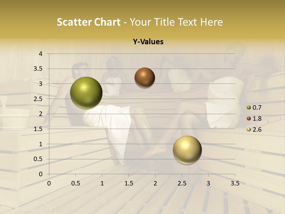 Group Of People In Sauna PowerPoint Template