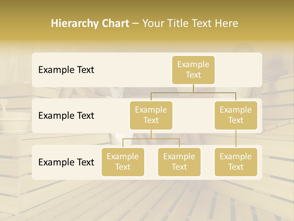 Group Of People In Sauna PowerPoint Template