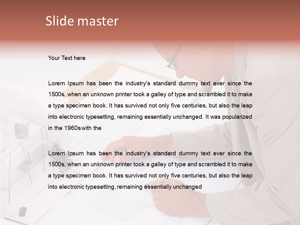 Kokeshi Japanese Doll Isolated On White. PowerPoint Template