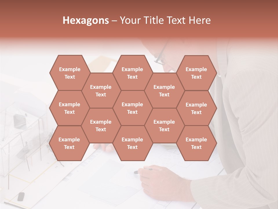 Kokeshi Japanese Doll Isolated On White. PowerPoint Template