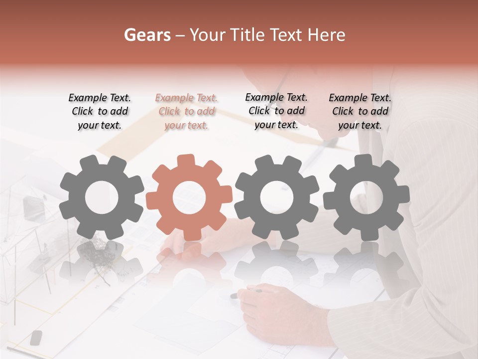 Kokeshi Japanese Doll Isolated On White. PowerPoint Template