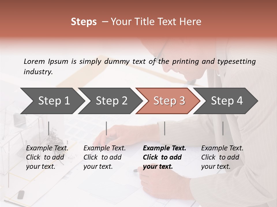 Kokeshi Japanese Doll Isolated On White. PowerPoint Template