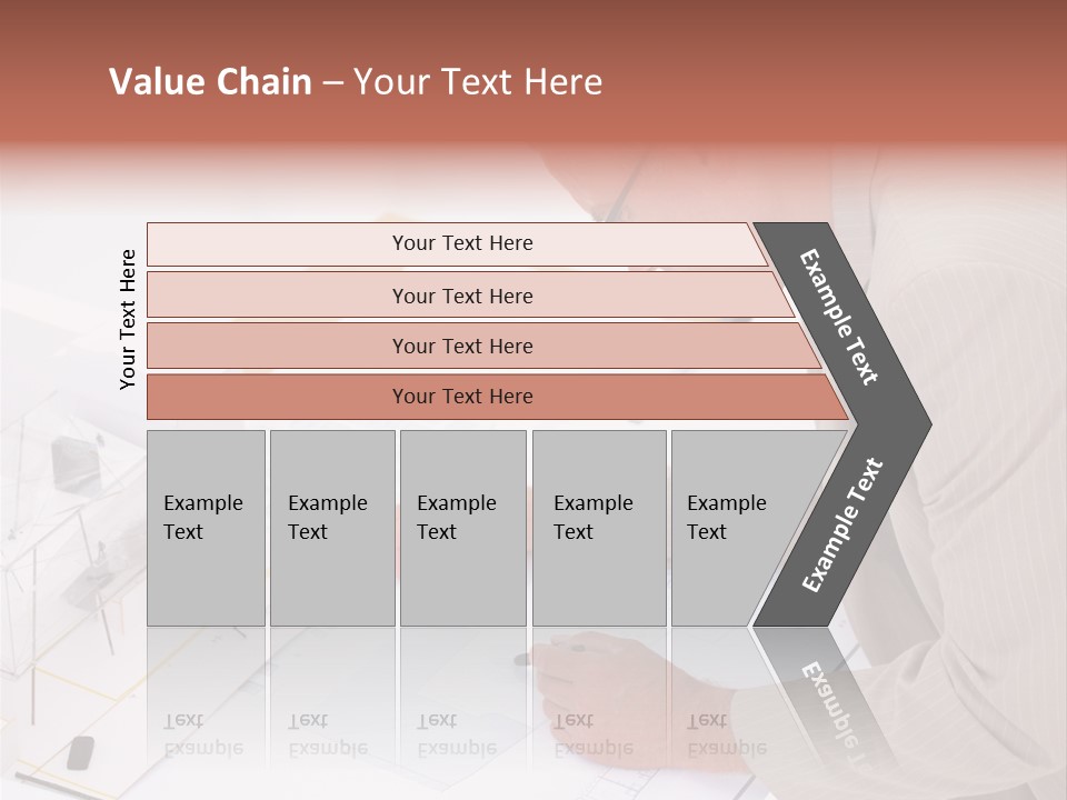Kokeshi Japanese Doll Isolated On White. PowerPoint Template