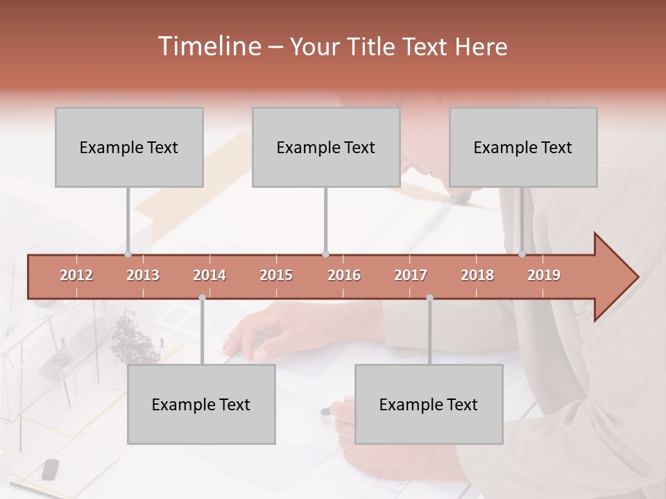 Kokeshi Japanese Doll Isolated On White. PowerPoint Template