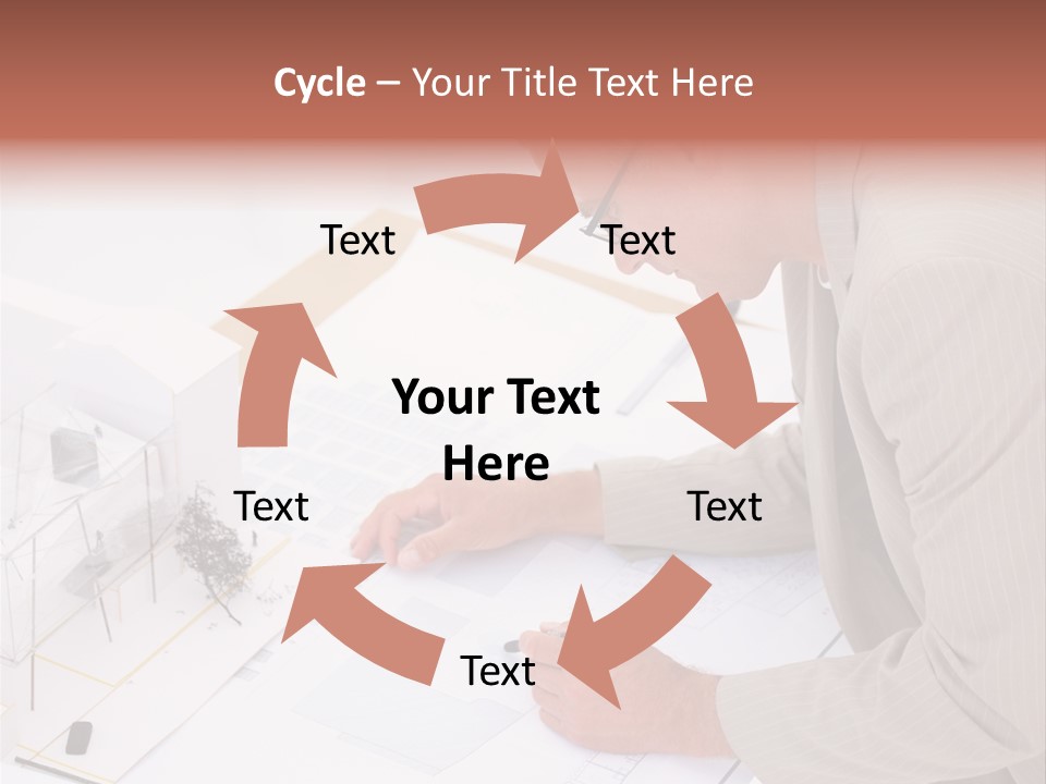 Kokeshi Japanese Doll Isolated On White. PowerPoint Template