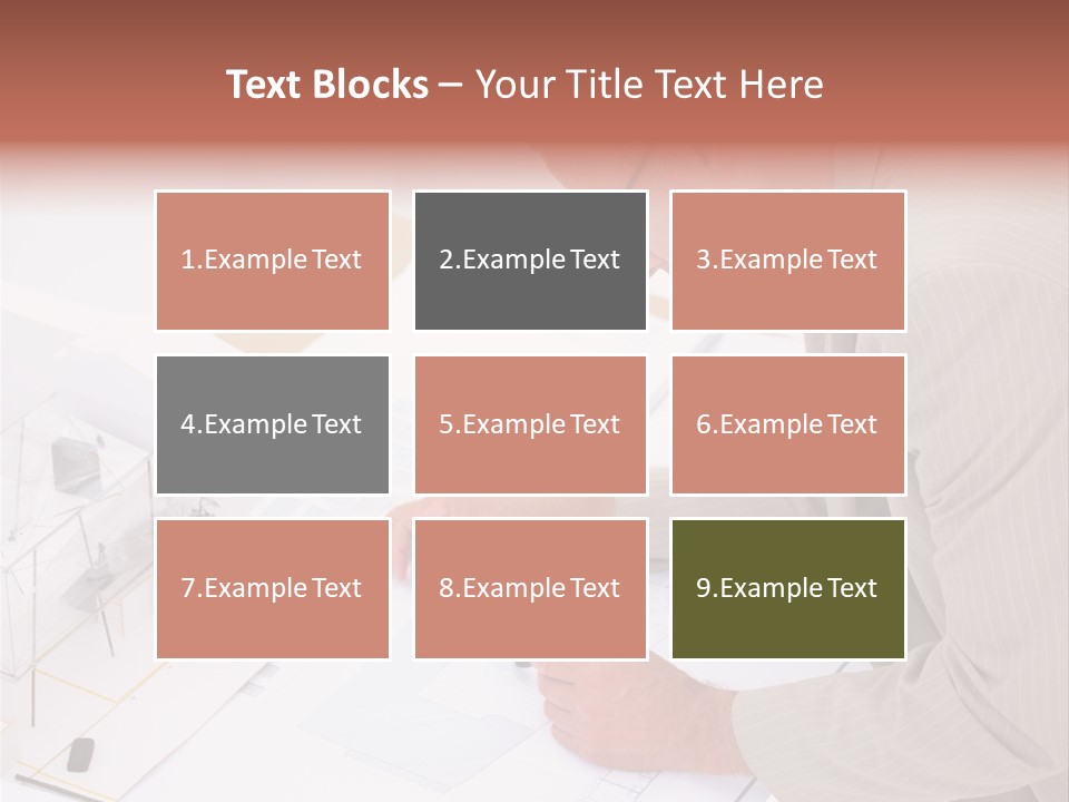 Kokeshi Japanese Doll Isolated On White. PowerPoint Template