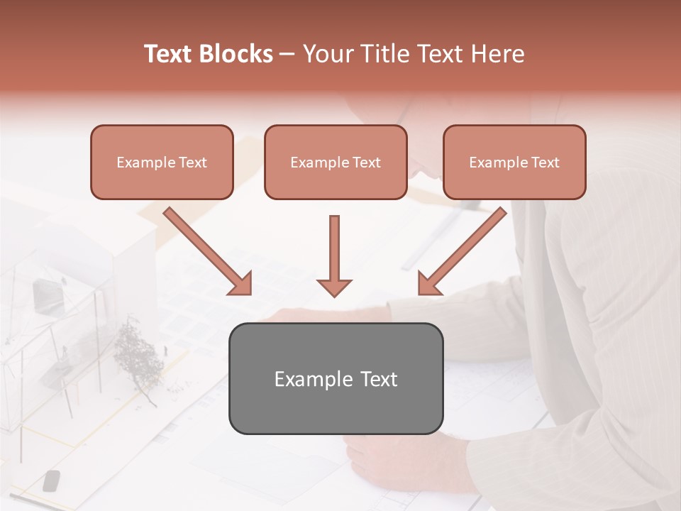 Kokeshi Japanese Doll Isolated On White. PowerPoint Template