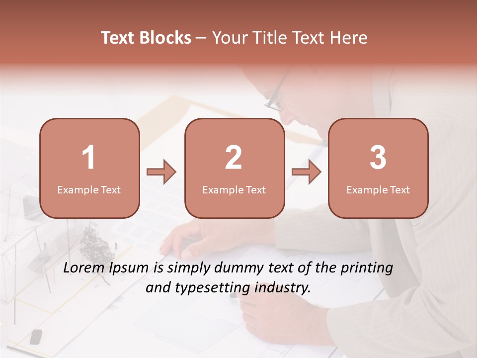 Kokeshi Japanese Doll Isolated On White. PowerPoint Template