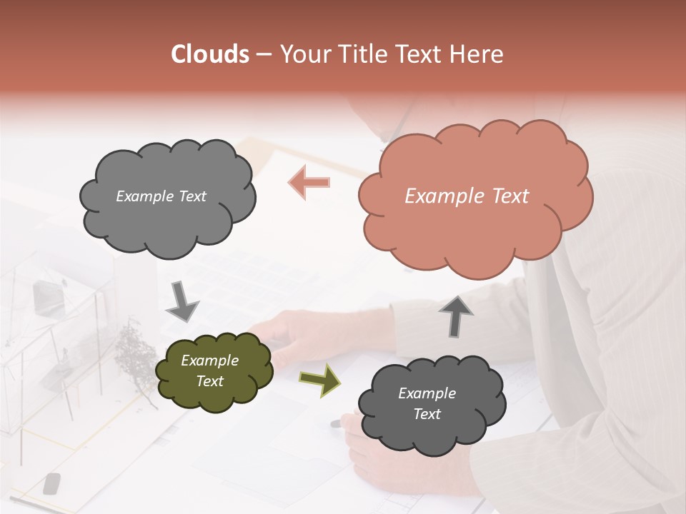 Kokeshi Japanese Doll Isolated On White. PowerPoint Template