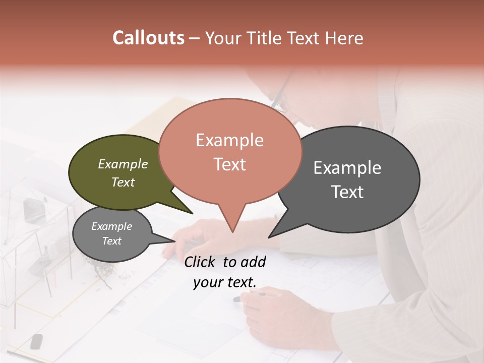 Kokeshi Japanese Doll Isolated On White. PowerPoint Template