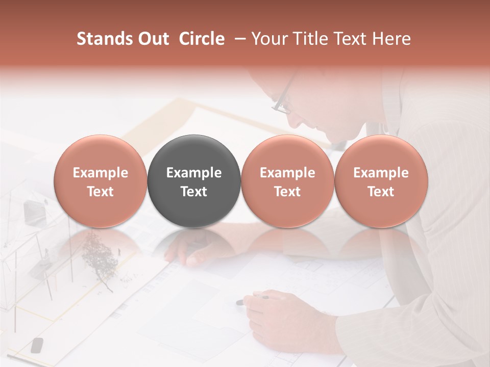 Kokeshi Japanese Doll Isolated On White. PowerPoint Template