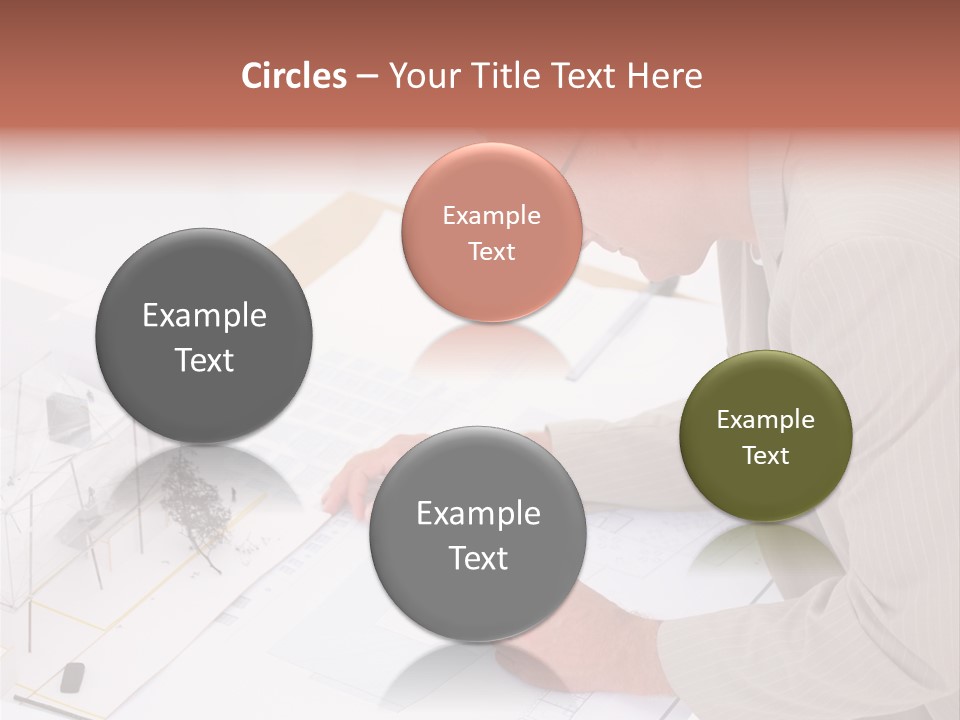 Kokeshi Japanese Doll Isolated On White. PowerPoint Template