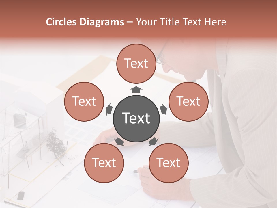 Kokeshi Japanese Doll Isolated On White. PowerPoint Template