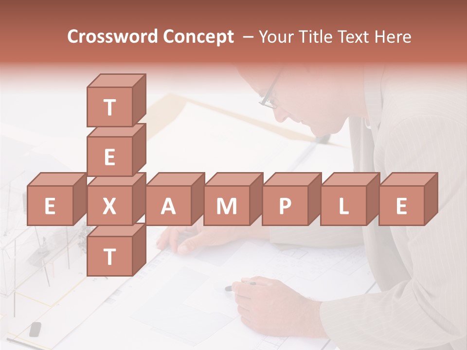 Kokeshi Japanese Doll Isolated On White. PowerPoint Template