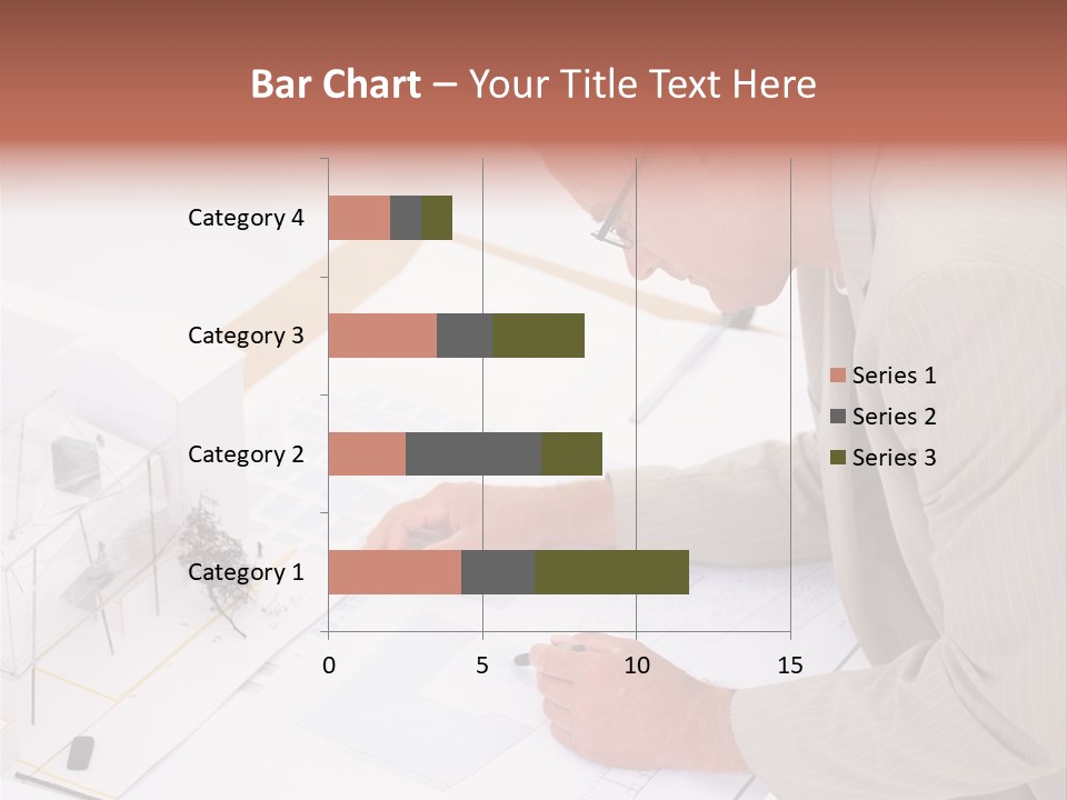 Kokeshi Japanese Doll Isolated On White. PowerPoint Template