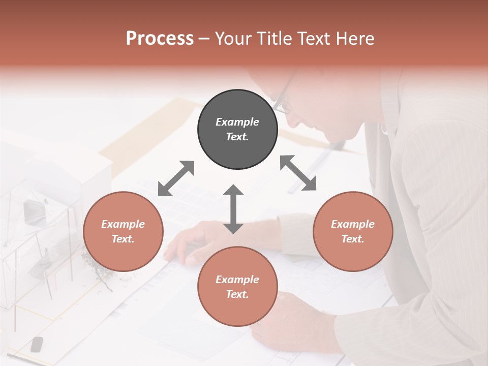 Kokeshi Japanese Doll Isolated On White. PowerPoint Template