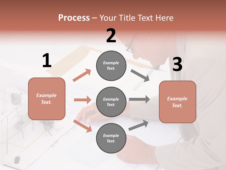 Kokeshi Japanese Doll Isolated On White. PowerPoint Template