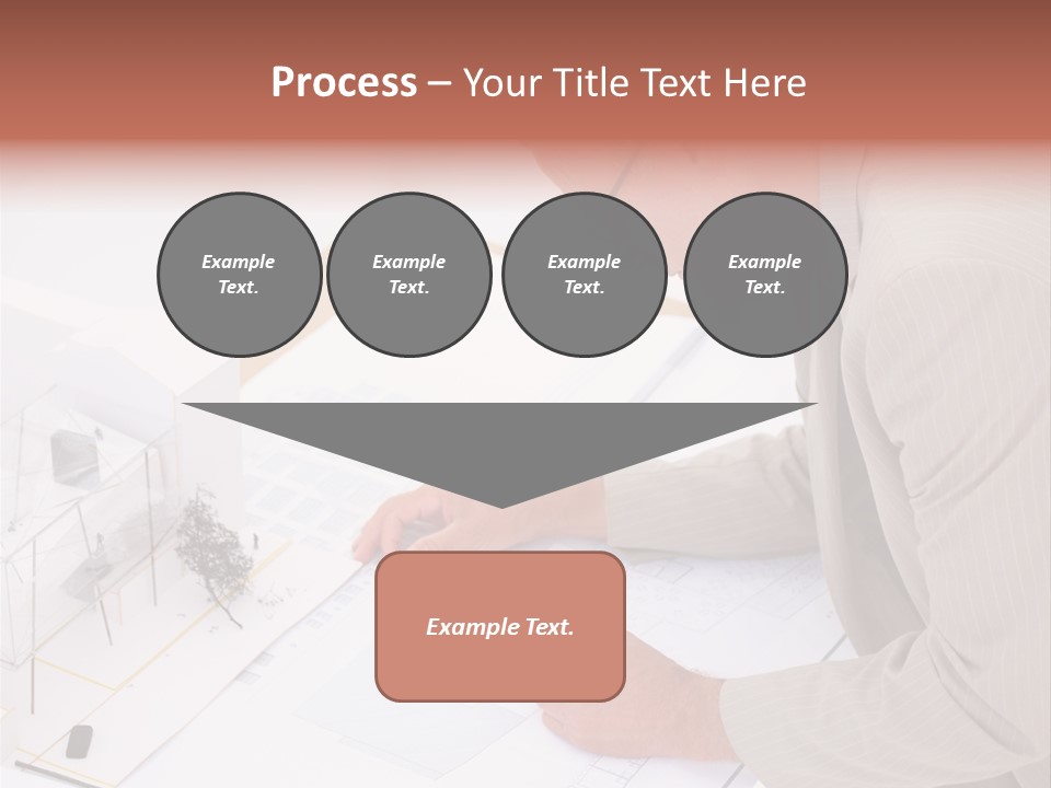 Kokeshi Japanese Doll Isolated On White. PowerPoint Template