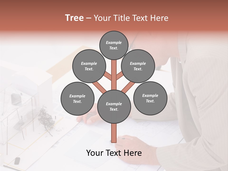 Kokeshi Japanese Doll Isolated On White. PowerPoint Template