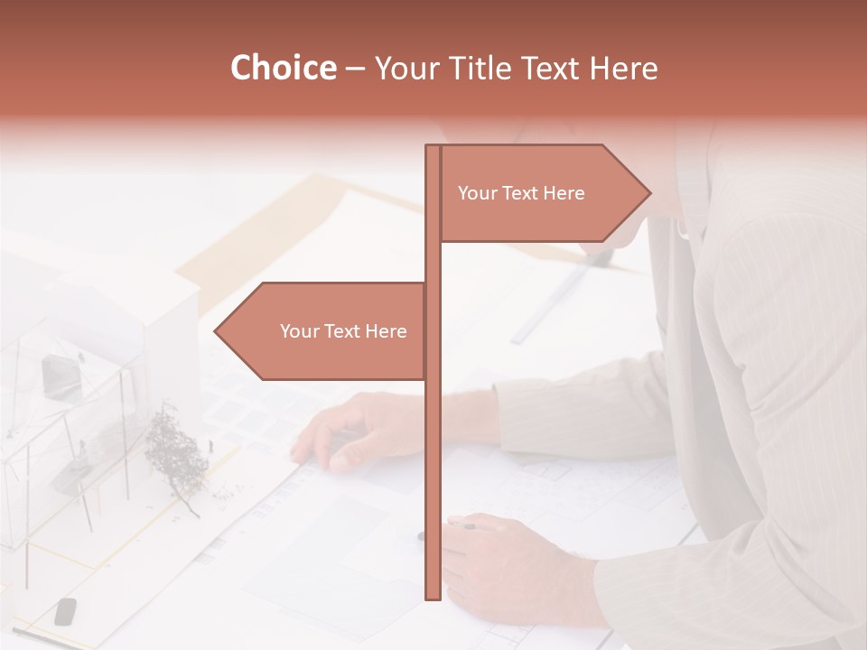 Kokeshi Japanese Doll Isolated On White. PowerPoint Template