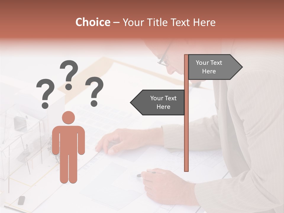 Kokeshi Japanese Doll Isolated On White. PowerPoint Template