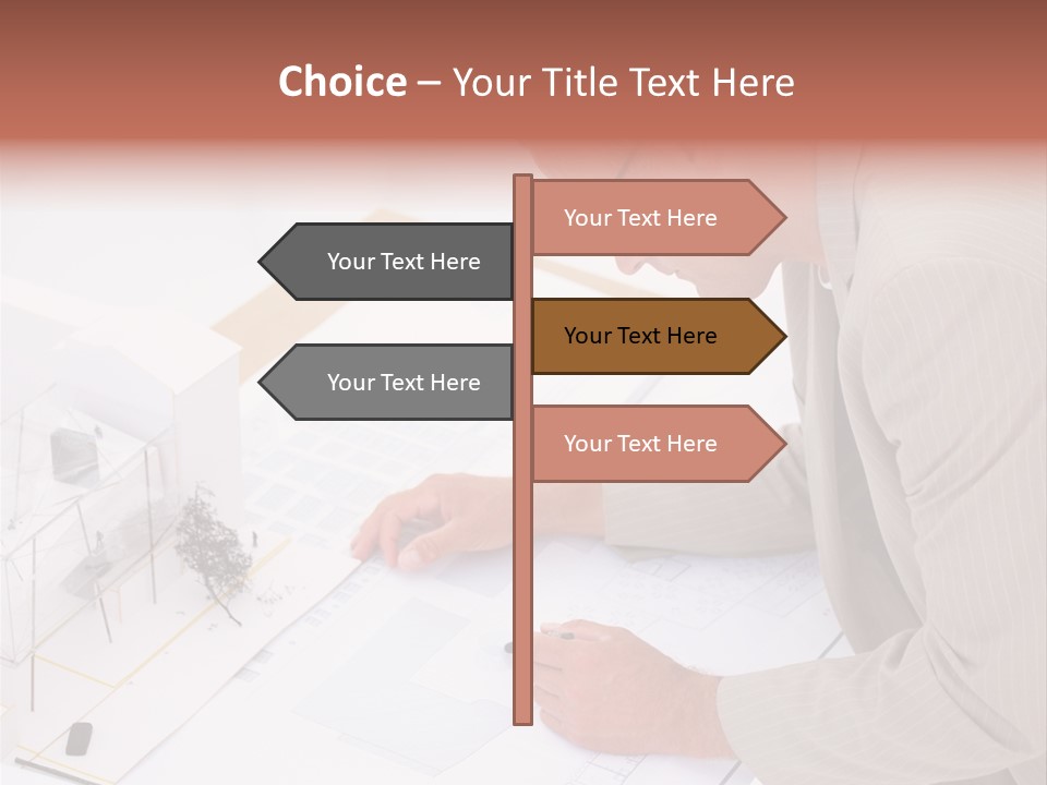 Kokeshi Japanese Doll Isolated On White. PowerPoint Template