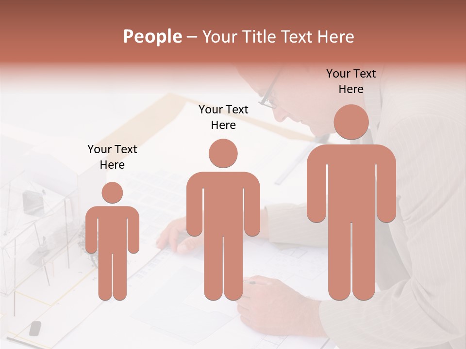 Kokeshi Japanese Doll Isolated On White. PowerPoint Template