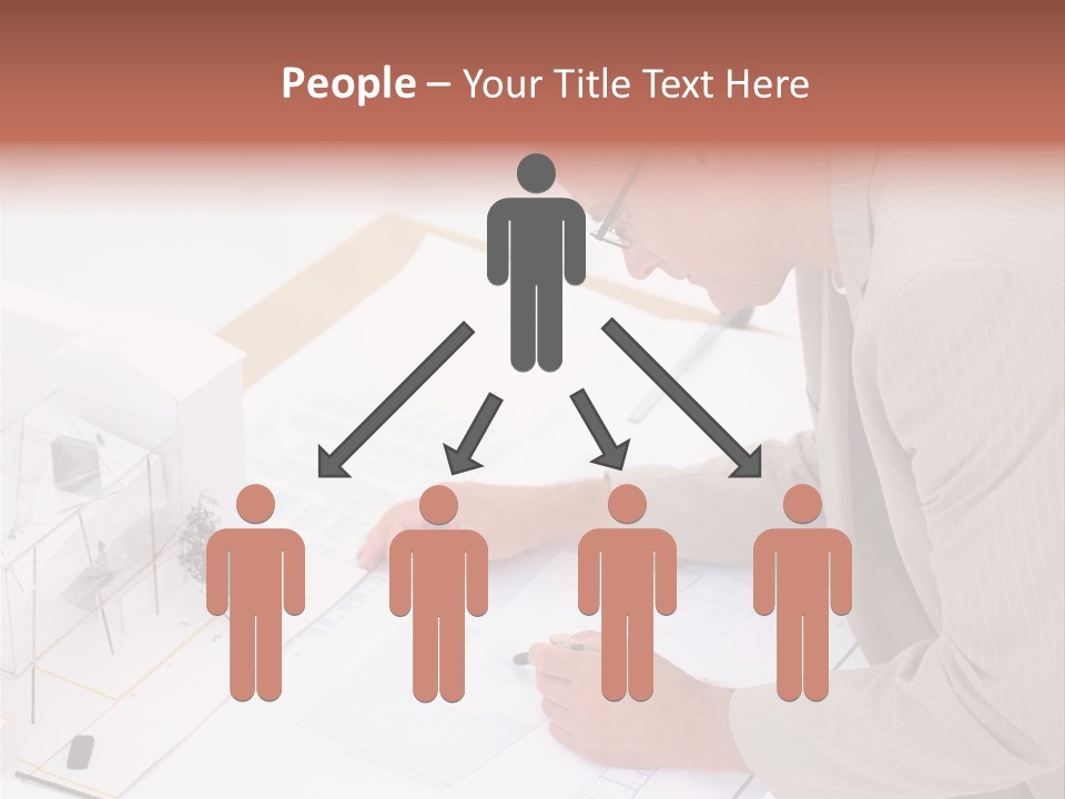 Kokeshi Japanese Doll Isolated On White. PowerPoint Template