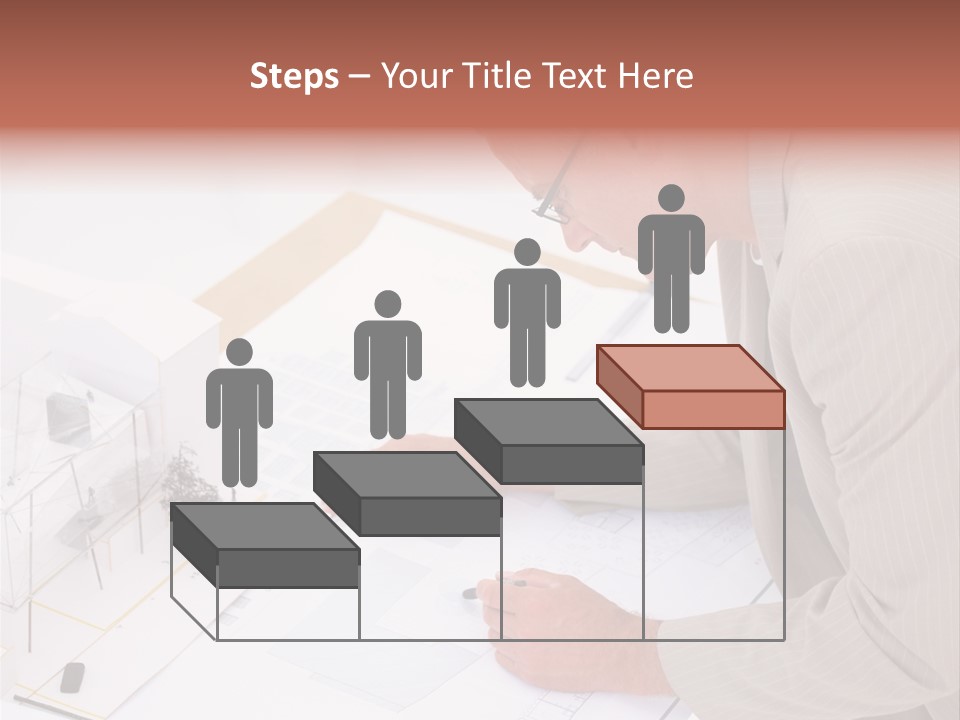 Kokeshi Japanese Doll Isolated On White. PowerPoint Template