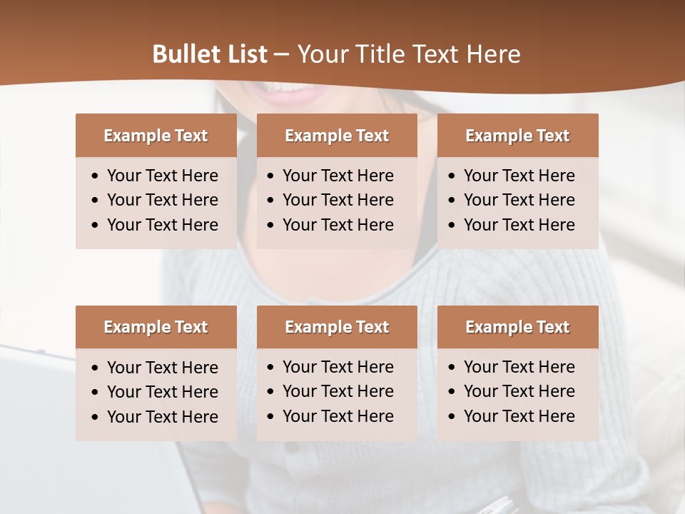 Cute Happy Baby Boy Smiling On Green Background PowerPoint Template