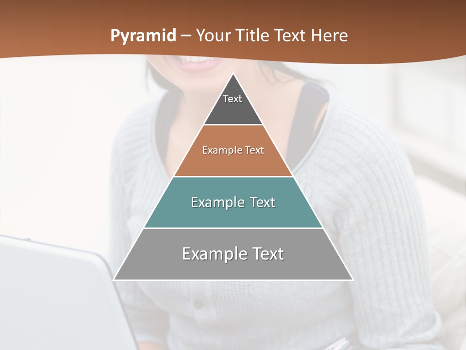 Cute Happy Baby Boy Smiling On Green Background PowerPoint Template