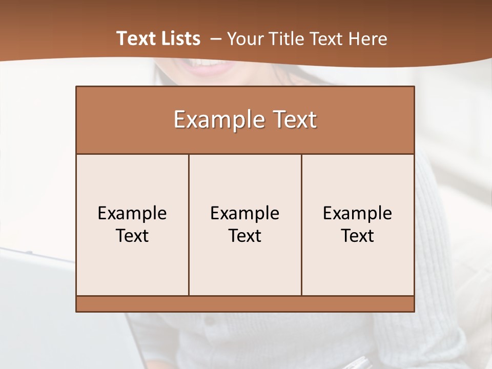 Cute Happy Baby Boy Smiling On Green Background PowerPoint Template