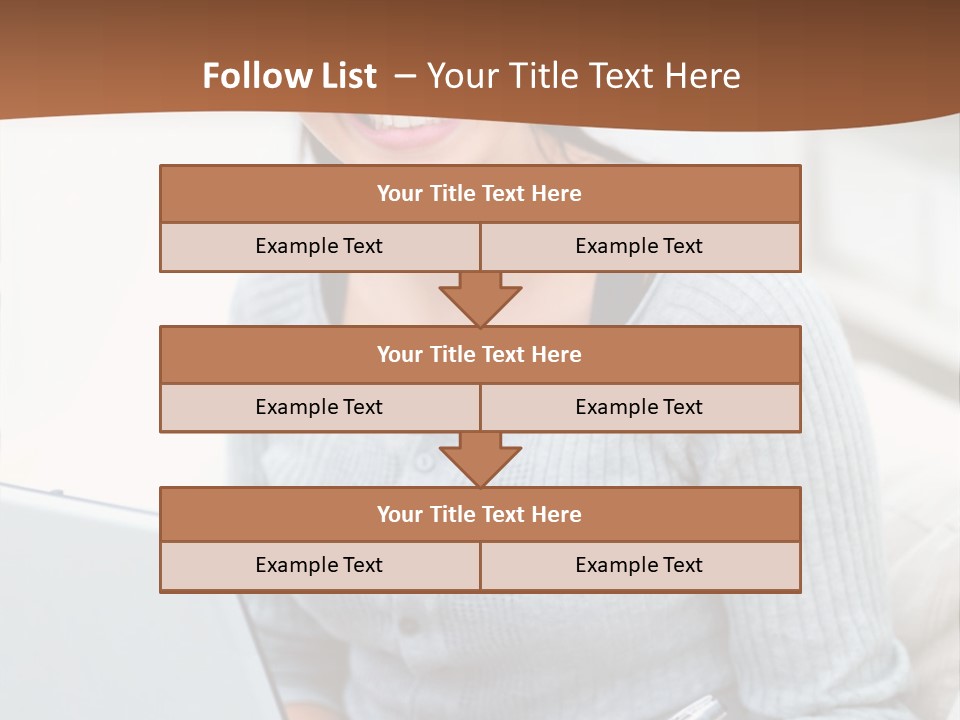 Cute Happy Baby Boy Smiling On Green Background PowerPoint Template