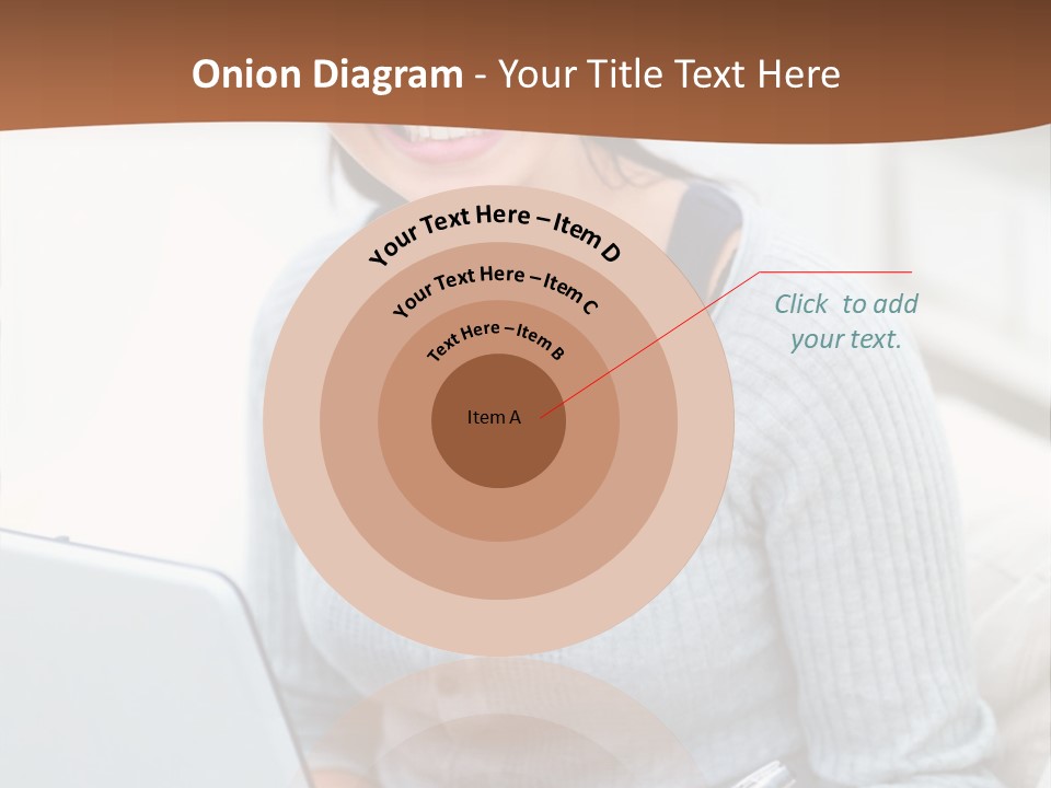 Cute Happy Baby Boy Smiling On Green Background PowerPoint Template