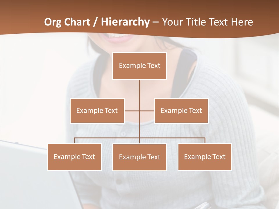 Cute Happy Baby Boy Smiling On Green Background PowerPoint Template