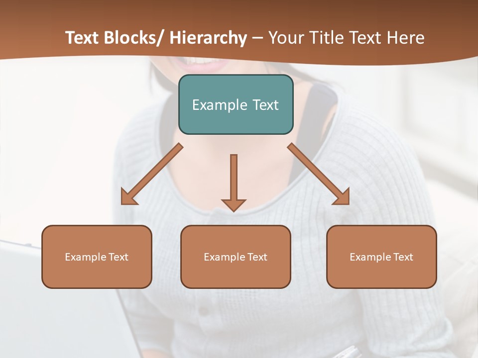 Cute Happy Baby Boy Smiling On Green Background PowerPoint Template