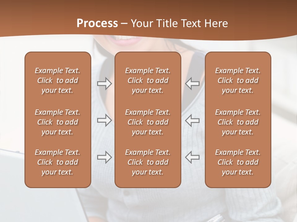 Cute Happy Baby Boy Smiling On Green Background PowerPoint Template