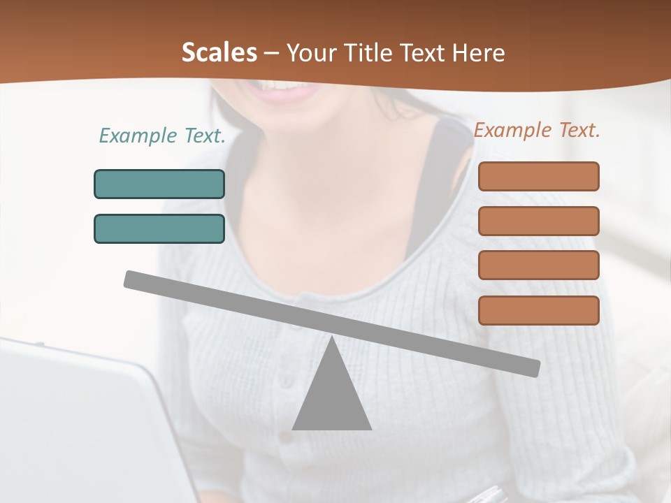 Cute Happy Baby Boy Smiling On Green Background PowerPoint Template