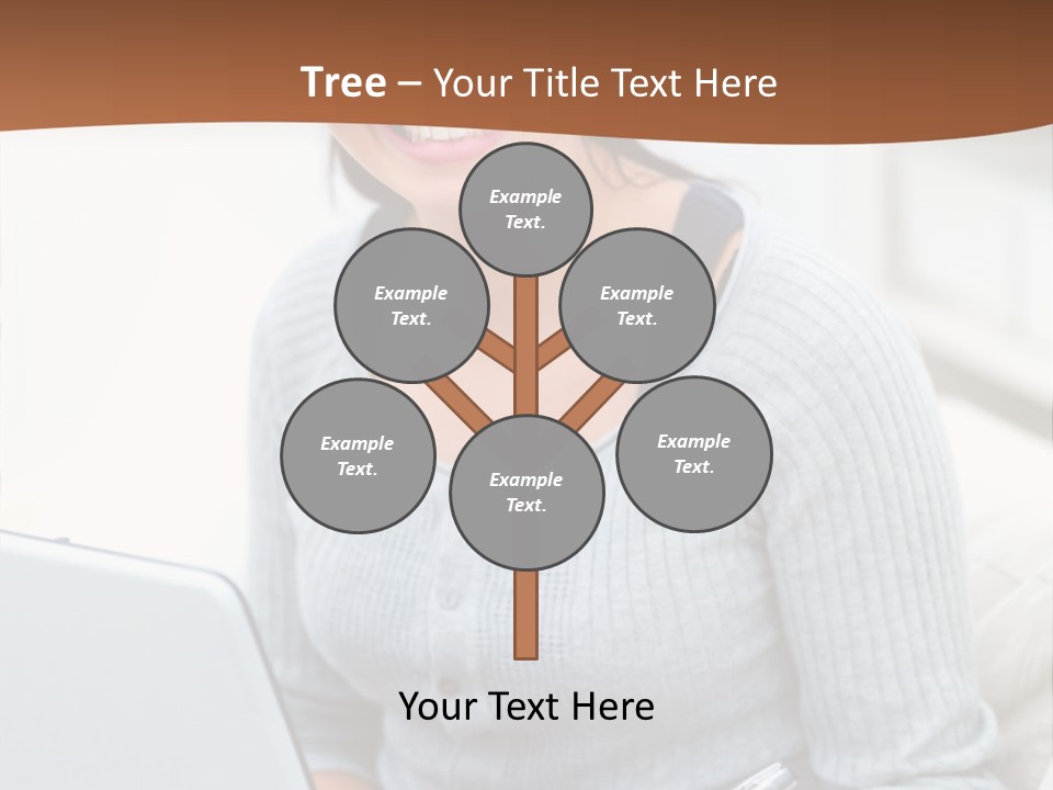 Cute Happy Baby Boy Smiling On Green Background PowerPoint Template