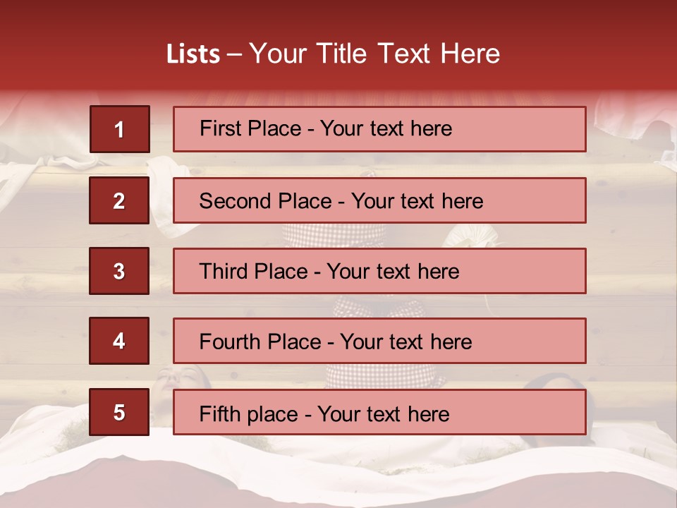 Two Women In A Hay Bath PowerPoint Template