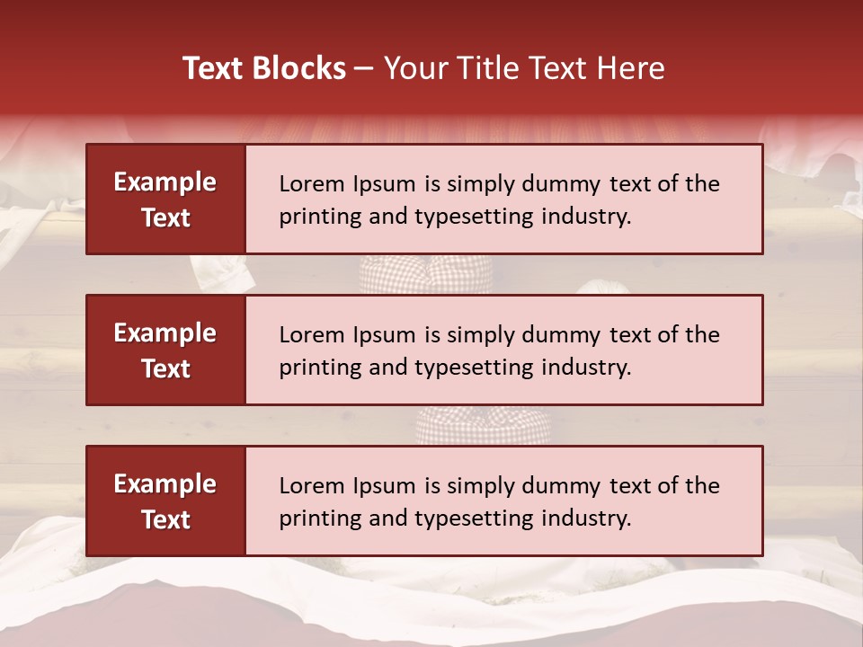 Two Women In A Hay Bath PowerPoint Template