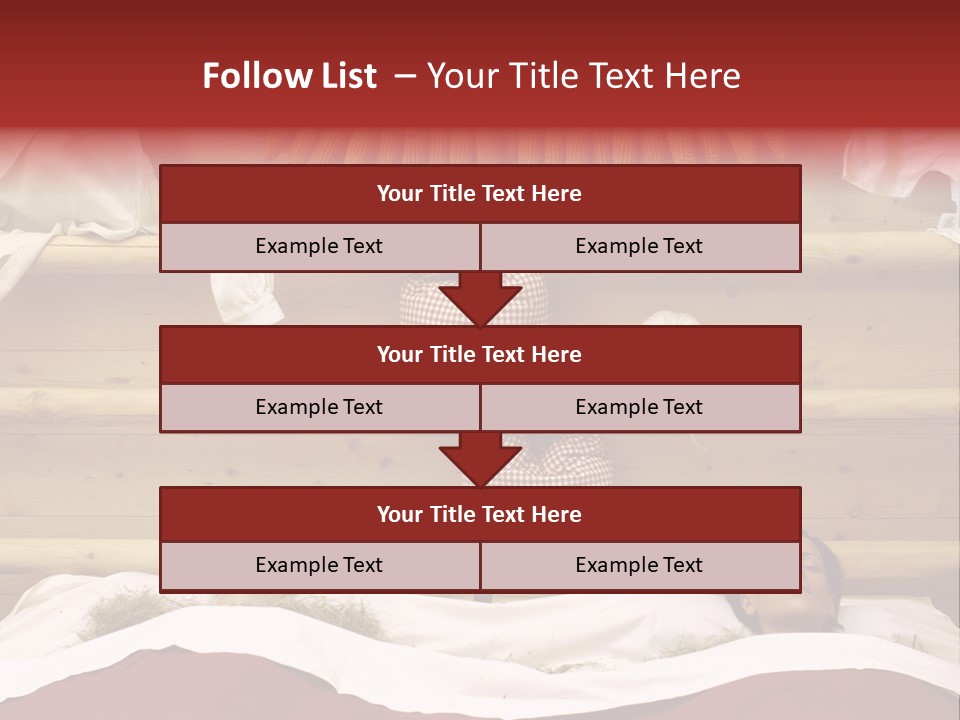 Two Women In A Hay Bath PowerPoint Template