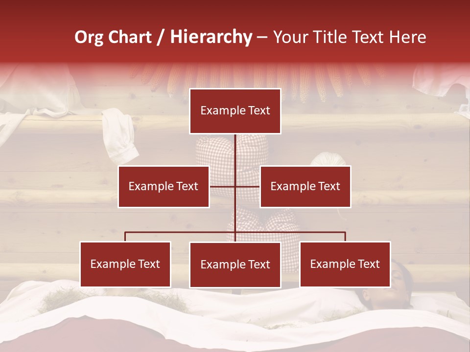 Two Women In A Hay Bath PowerPoint Template