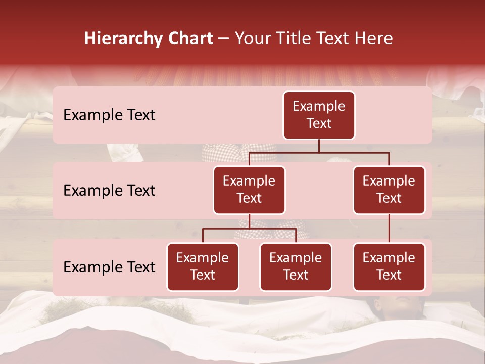 Two Women In A Hay Bath PowerPoint Template