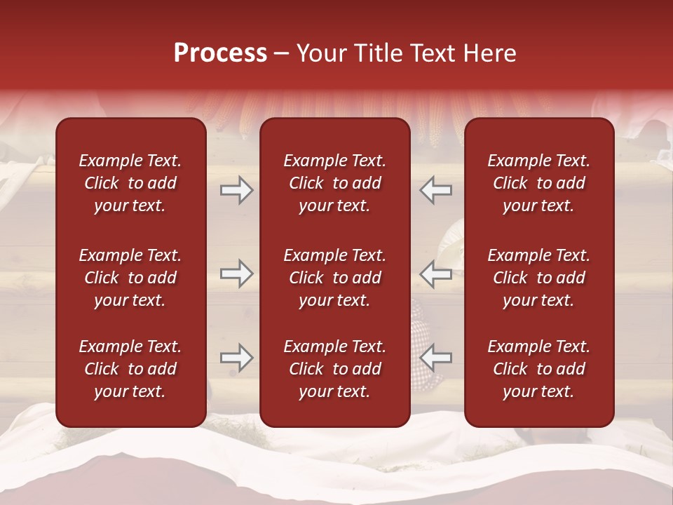 Two Women In A Hay Bath PowerPoint Template