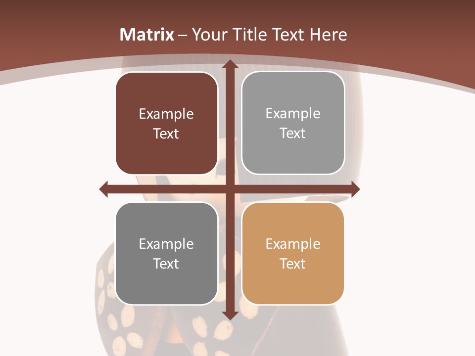 Kokeshi Japanese Doll Isolated On White. PowerPoint Template