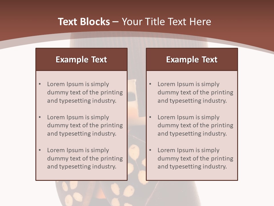 Kokeshi Japanese Doll Isolated On White. PowerPoint Template