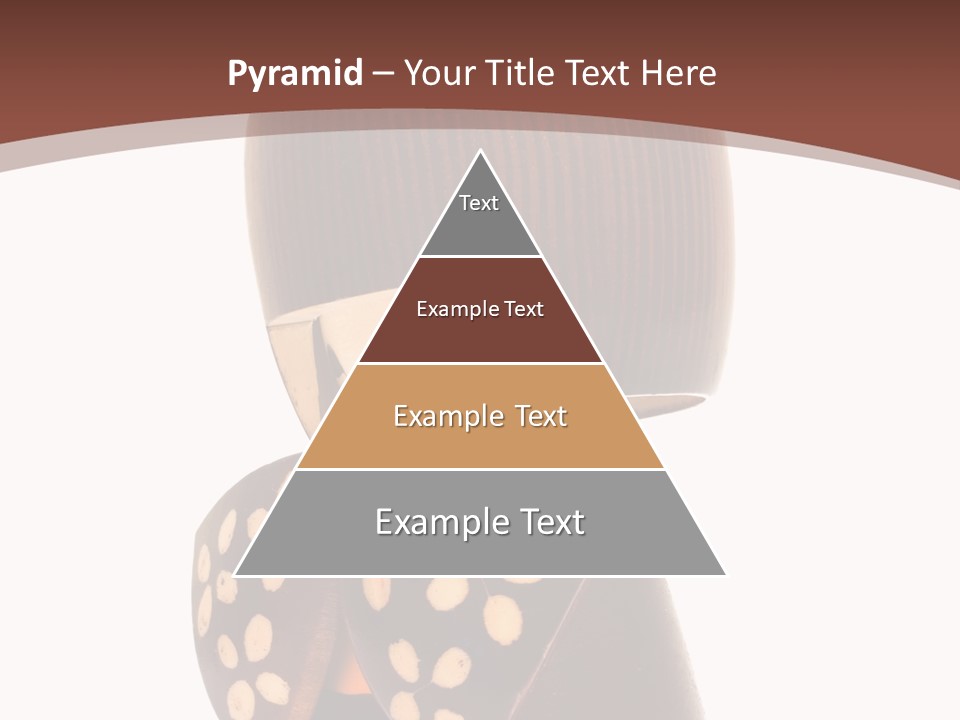 Kokeshi Japanese Doll Isolated On White. PowerPoint Template