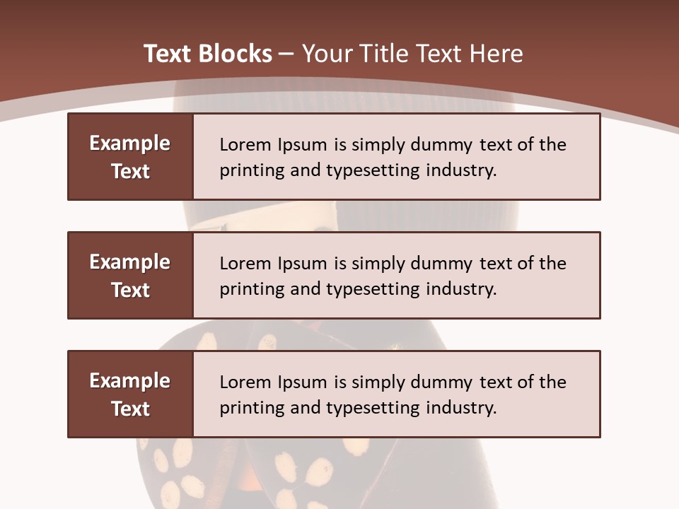 Kokeshi Japanese Doll Isolated On White. PowerPoint Template